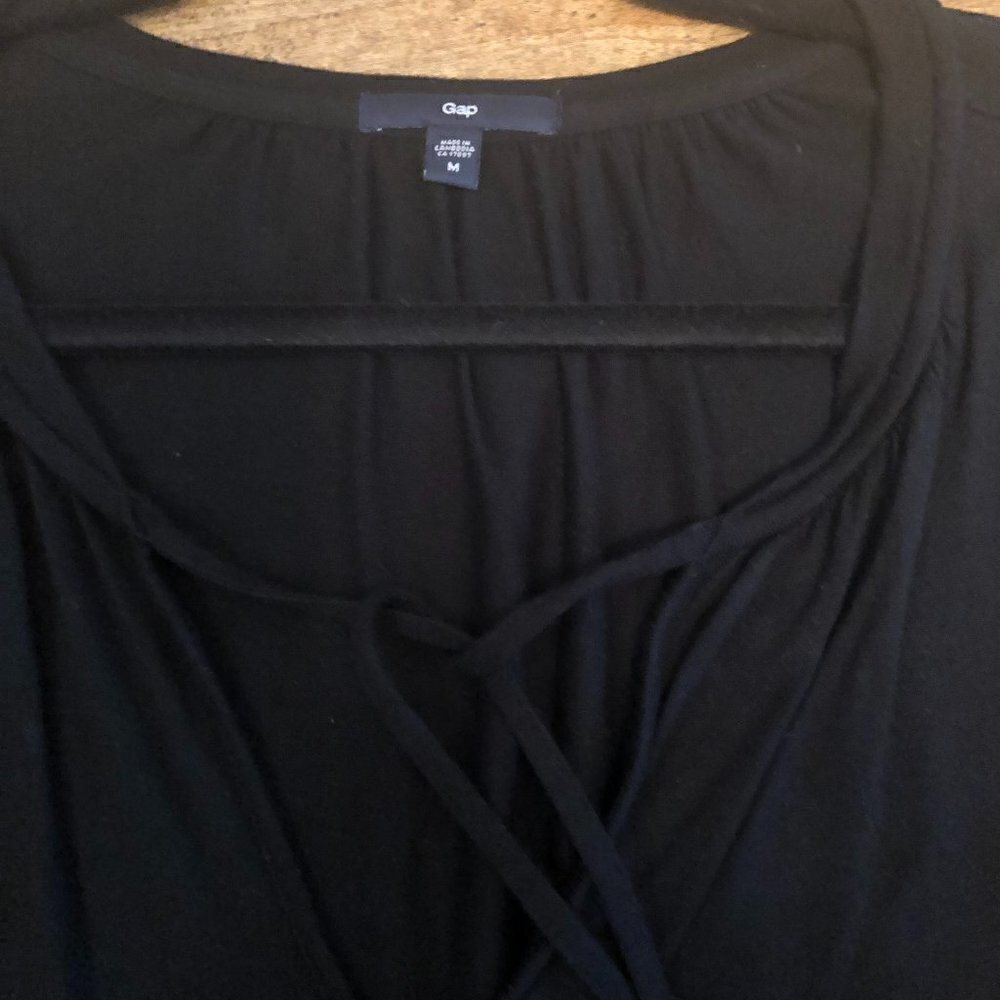 GAP True Black Peasant Dress - Picture 6 of 8